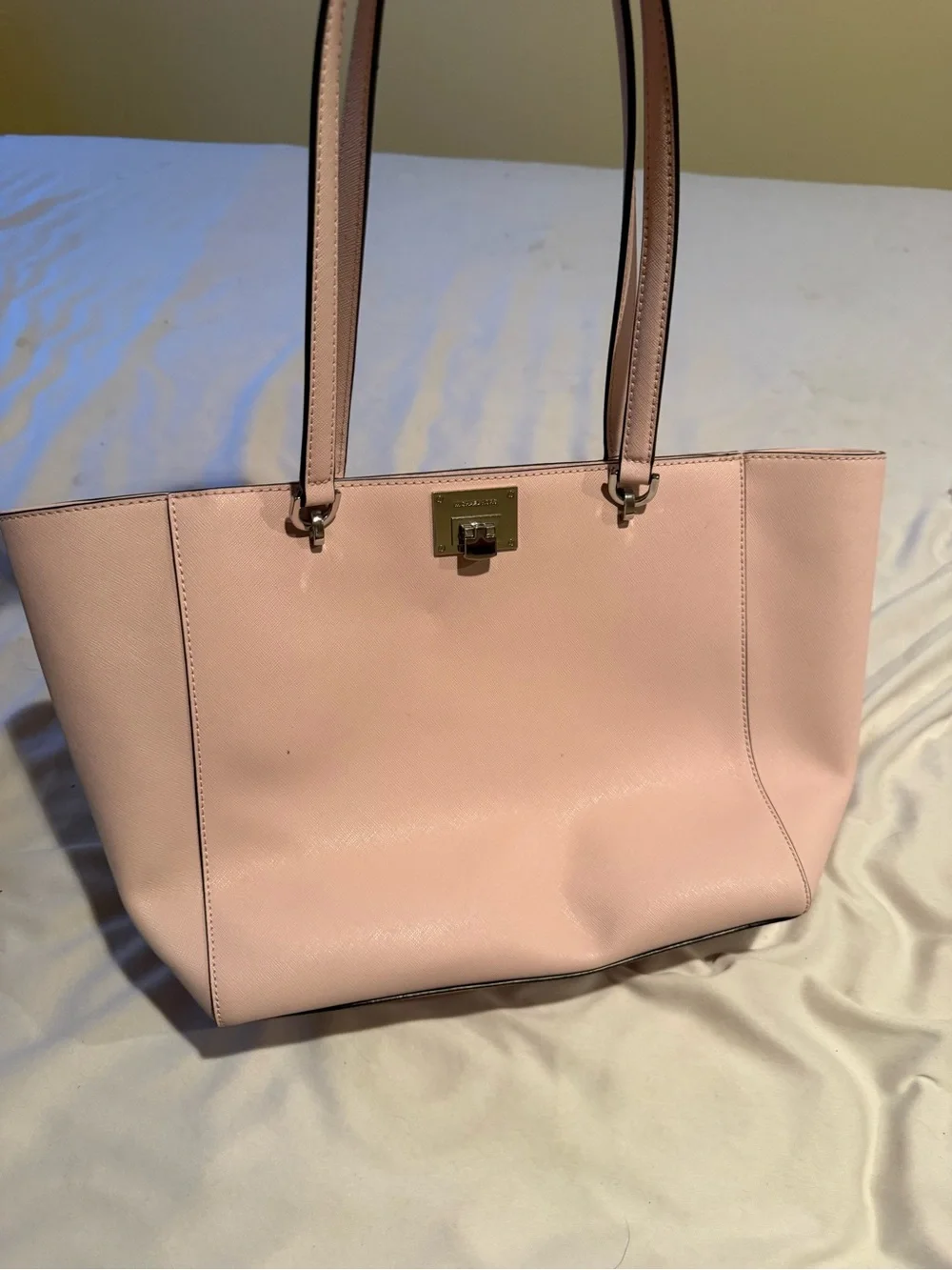 Michael Kors Pink Women's Tote Bag with Gold Hardware